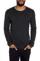 Men's Boss Scuber Slim Fit Diamond Sweater - Grey
