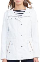 Women's Lauren Ralph Lauren Hooded Drawcord Jacket - White