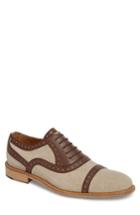 Men's Right Bank Shoe Co Indy X Cap Toe Oxford M - Beige