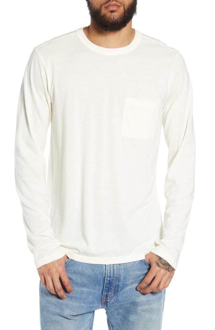 Men's The Rail Long Sleeve Pocket T-shirt - Ivory