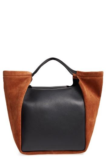 Givenchy Show Real Leather & Suede Tote -