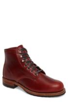 Men's Wolverine Evans Plain Toe Boot .5 D - Red