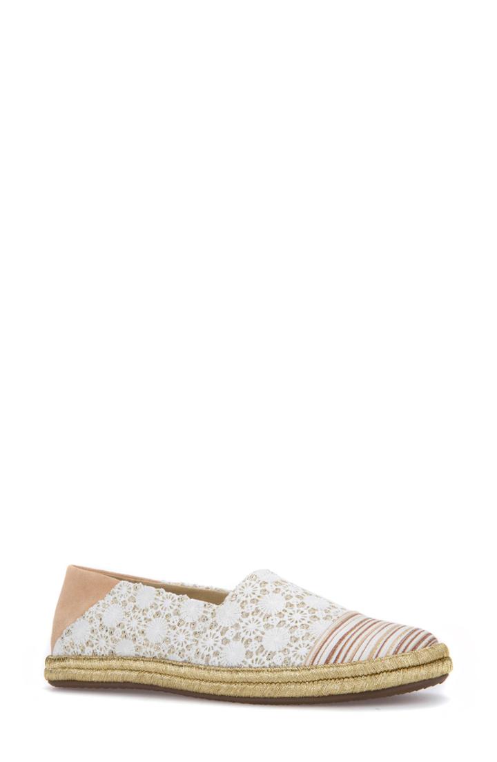 Women's Geox Modesty Flat Us / 39eu - White