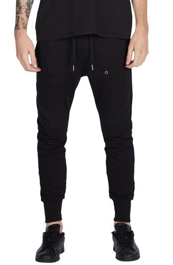 Men's Zanerobe Blockshot Fleece Jogger Pants - Black