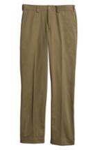 Men's Bills Khakis M3 Straight Fit Vintage Twill Flat Front Pants X Unhemmed - Green