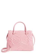 Ted Baker London Quilted Bow Leather Tote - Pink