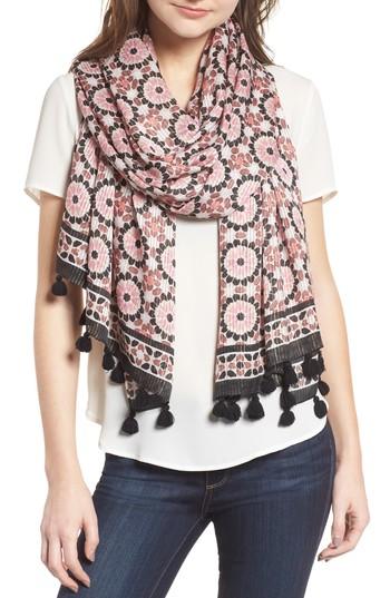 Women's Kate Spade New York Floral Mosaic Scarf
