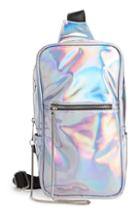 Like Dreams Faux Patent Crossbody Bag -