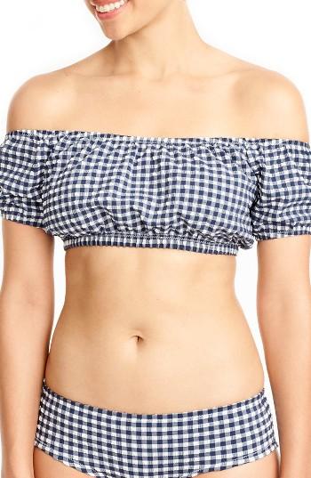 Women's J.crew Off The Shoulder Bikini Top