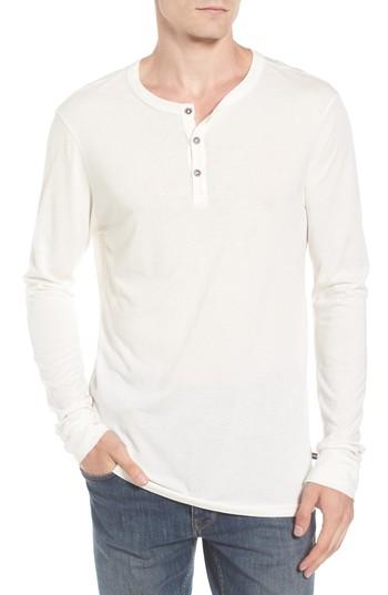Men's Sol Angeles Essential Henley - White