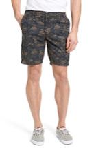 Men's Jeremiah Big Surf Print Hybrid Shorts - Blue