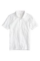 Men's J.crew Slub Jersey Polo - White