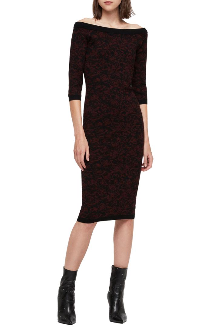 Women's Allsaints Ana Rose Sweater Dress - Black