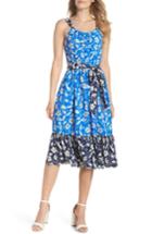 Women's Eliza J Floral Bow-back Sundress - Blue