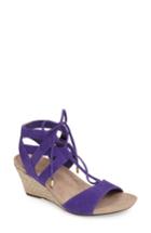 Women's Vionic Tansy Wedge Espadrille Sandal M - Purple