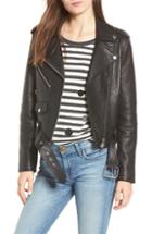 Women's Kenzo Reversible Genuine Shearling Trucker Jacket