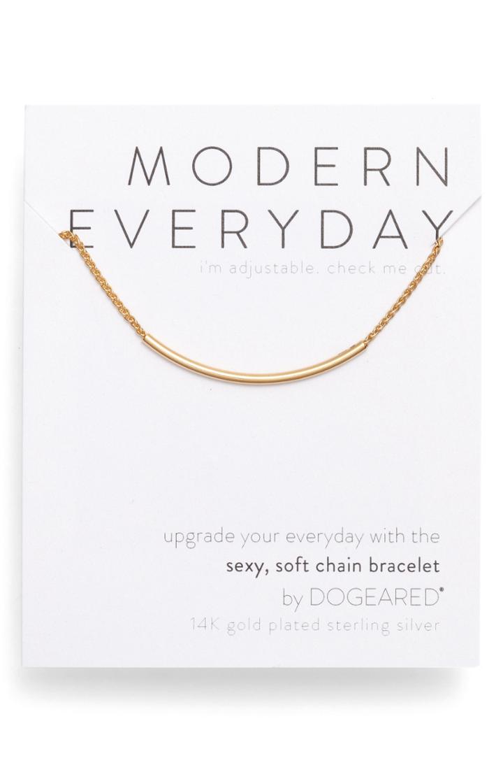Women's Dogeared Modern Everyday Soft Chain Bracelet