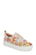 Women's Jslides Appy Embroidered Platform Sneaker .5 M - Pink