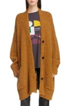 Women's Isabel Marant Etoile Sadlery Alpaca & Wool Blend Cardigan Us / 34 Fr - Brown