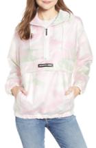 Women's Members Only Camo Translucent Popover Jacket - Green