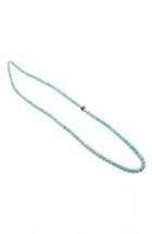 Women's Armenta New World Amazonite Bead Diamond Station Necklace