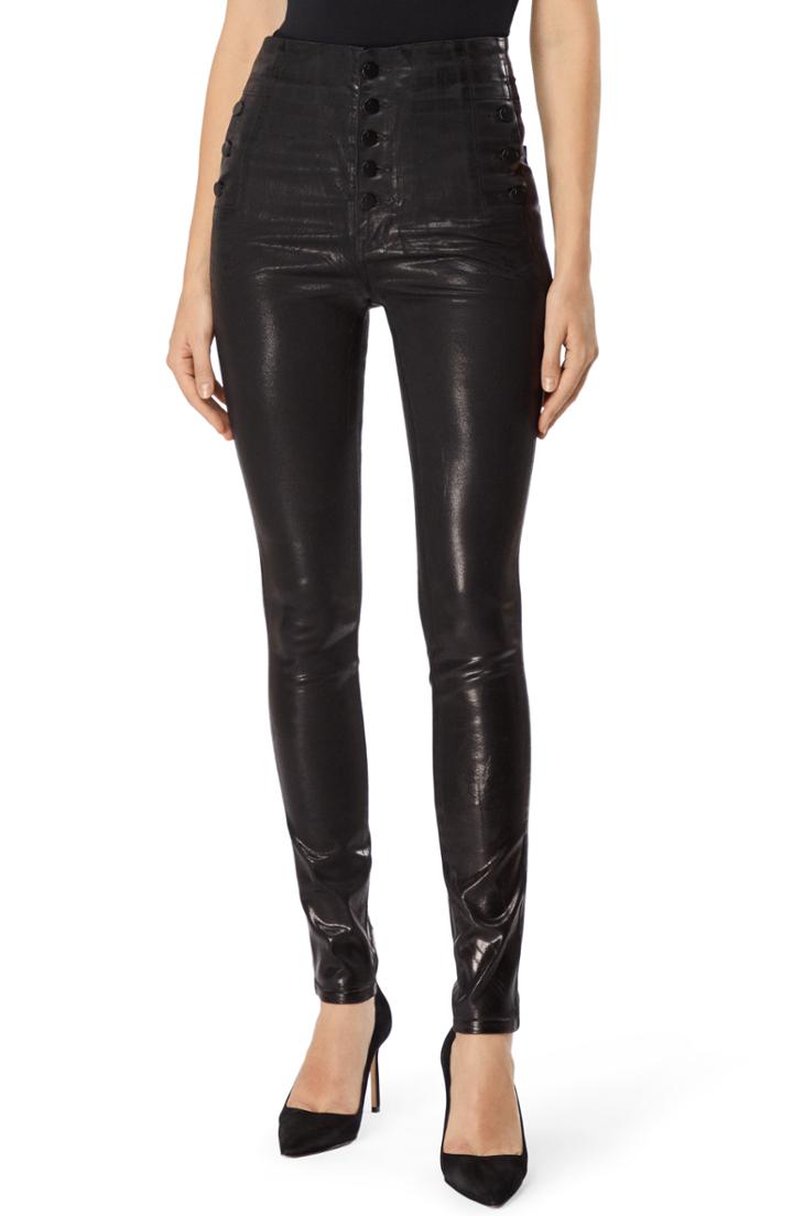 Women's J Brand Natasha Sky High Super Skinny Jeans - Black
