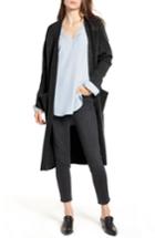 Women's Treasure & Bond Long Knit Duster, Size - Black