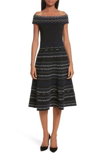 Women's Ted Baker London Romarni Off The Shoulder Midi Dress - Black