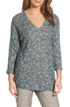Women's Nic+zoe Blue Lagoon Sweater