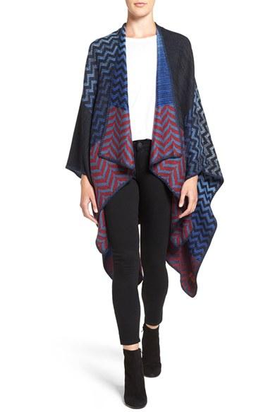 Women's Missoni Knit Wool Blend Cape