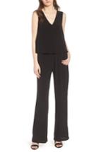 Women's Cupcakes And Cashmere Bellamy Tiered Jumpsuit, Size - Black
