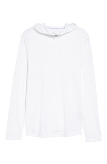 Men's Under Armour Threadborne Mesh Knit Hoodie, Size - Ivory