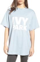 Women's Ivy Park Oversize Logo Tee, Size - Blue