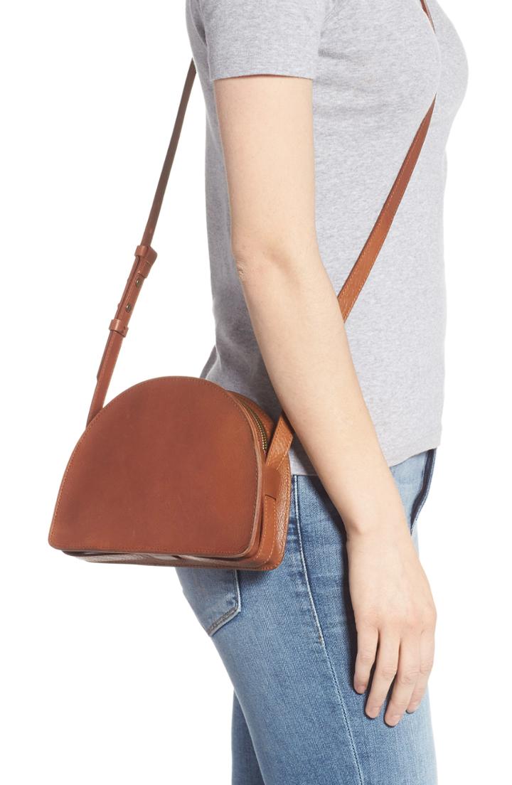 Madewell The Simple Half Moon Crossbody Bag -