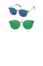 Women's Perverse Kia Sunglasses - Black/ Green