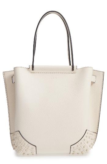 Tod's Small Wave Leather Tote - Orange