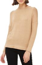 Women's Topshop Drop Shoulder Tie Back Sweater Us (fits Like 0) - Brown