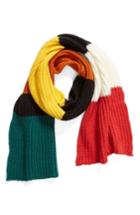 Women's Trouve Colorblock Chunky Knit Scarf