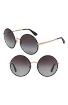 Women's Dolce & Gabbana 56mm Retro Sunglasses -