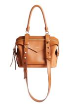 Givenchy Small Sway Leather Satchel - Brown