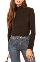Women's Reformation Billy Mock Neck Top