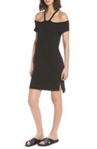Women's Pam & Gela Cold Shoulder Dress, Size - Black