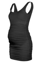Women's Isabella Oliver Ruched Maternity Tank - Black