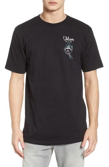 Men's Volcom Swingers Saloon T-shirt - Black