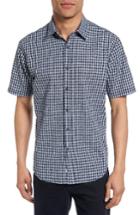 Men's James Campbell Jacquard Gingham Sport Shirt