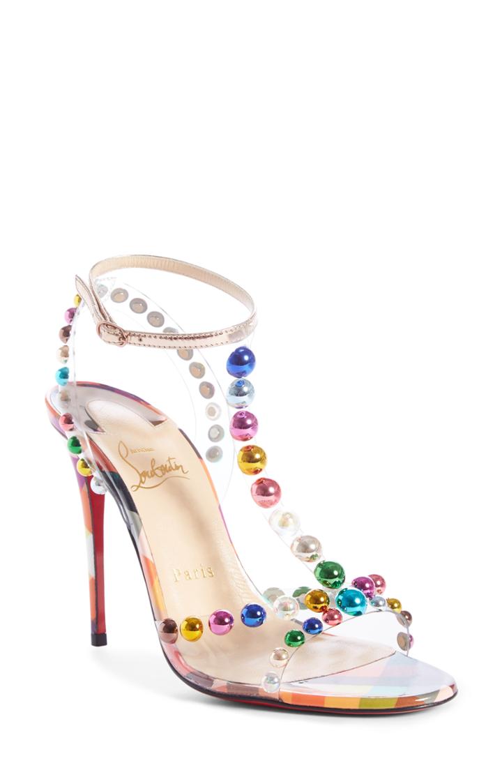 Women's Christian Louboutin Faridaravie Bead Sandal