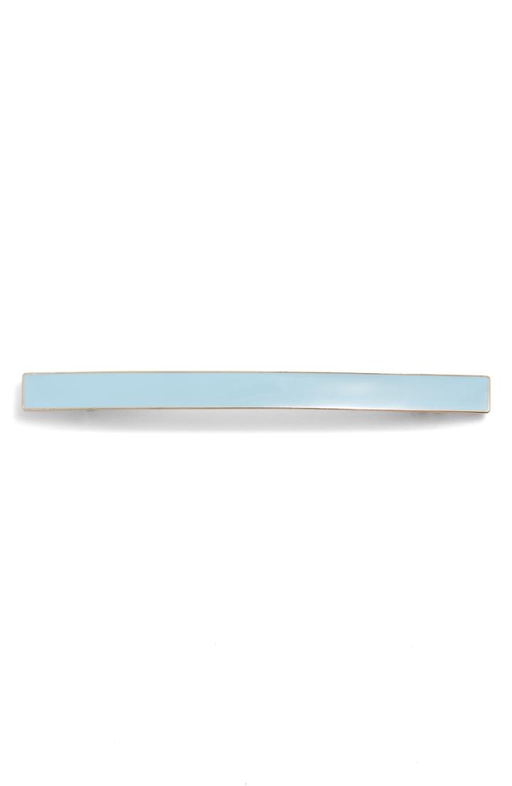 L. Erickson 'atelier' Enamel Barrette, Size - Blue