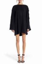 Women's Kendall + Kylie Bell Sleeve Minidress - Black