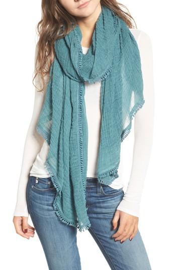 Women's Treasure & Bond Tassel Wrap, Size - Blue/green