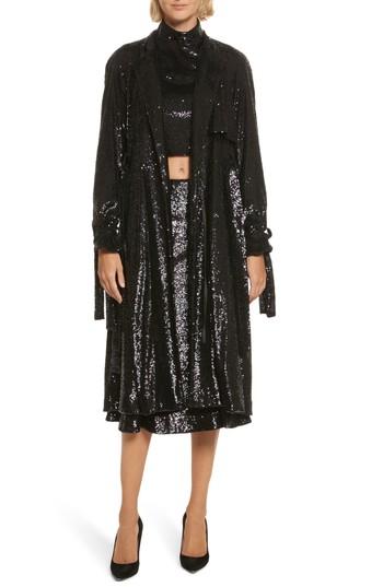 Women's A.l.c. Holloway Sequin Coat - Black